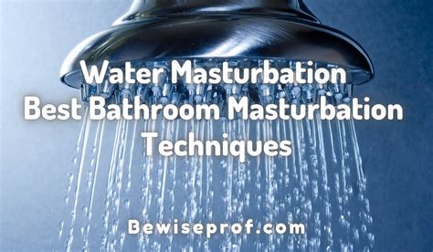 bathroom masturbation